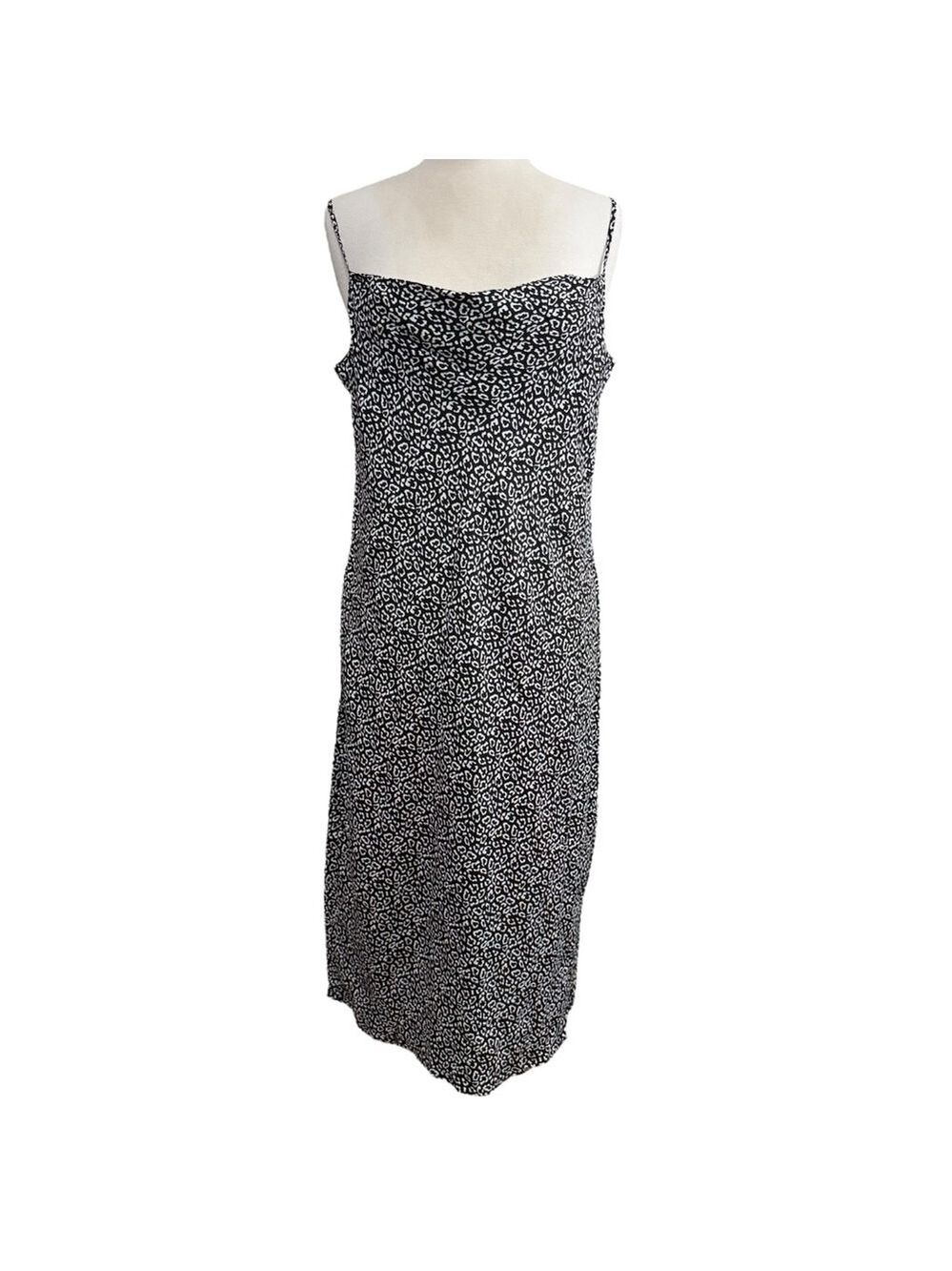 Women's Banana Republic Dress, Black & White, Size 12 Petite